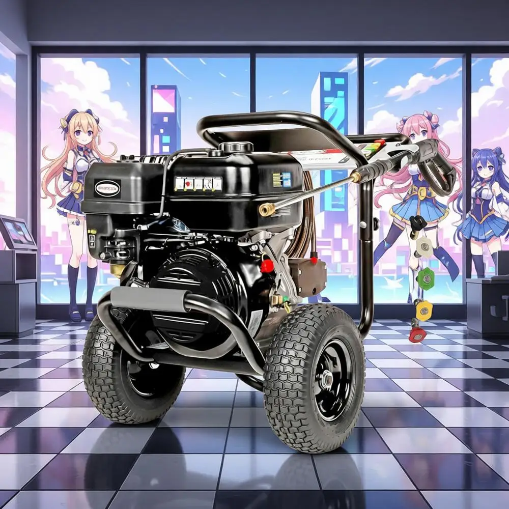 

Мойка высокого давления 4400 PSI с шлангом 50 футов и производительностью 4,0 галлонов в минуту для коммерческого использования