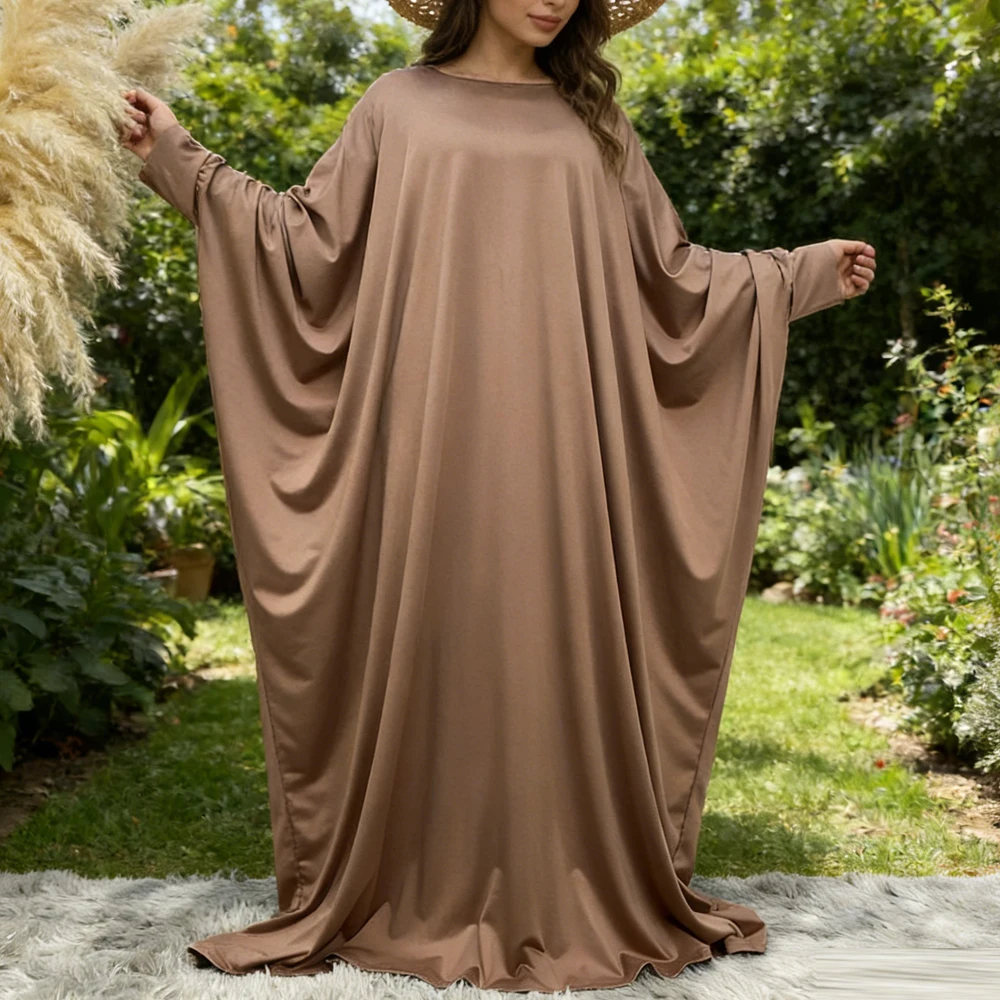 

Modest Khimar Abaya Muslim Women Prayer Garment Maxi Dress Hijabs Turkey Islam Arab Robe Abayas Burqa Eid Ramadan Clothing Niqab