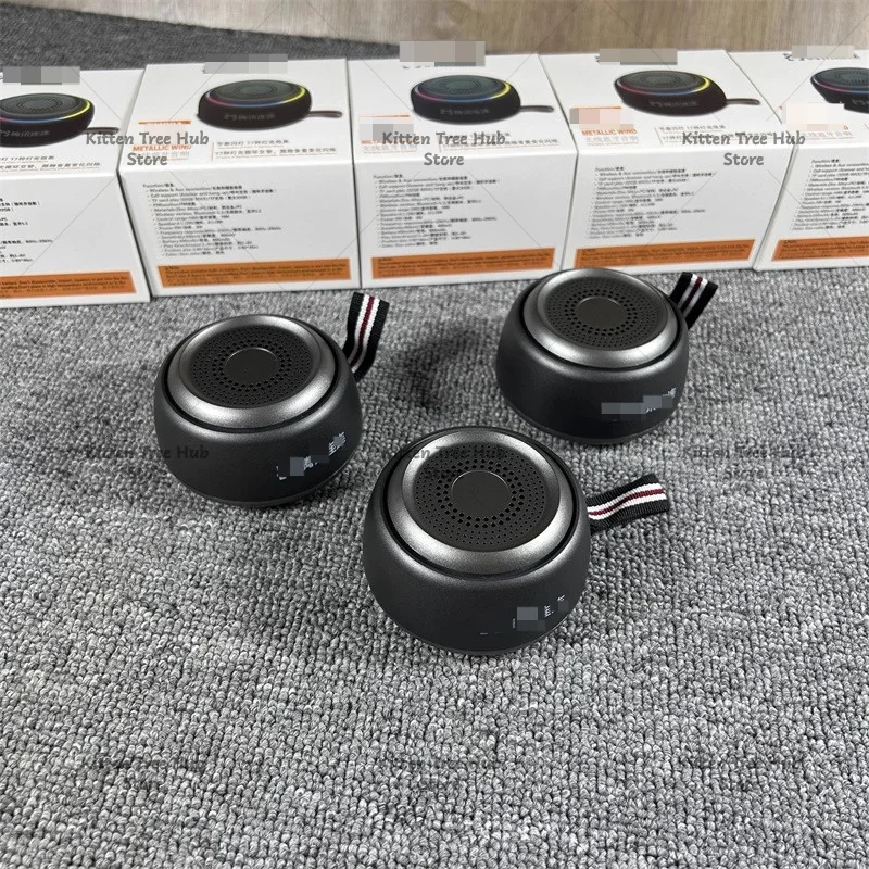 Lower than cost price! Recommended to buy two! Can be connected in series! Metal Mini Portable Stereo Bluetooth Speaker