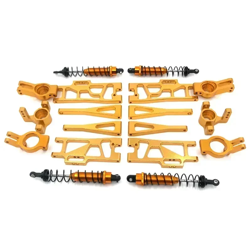 9 stks upgrade metalen onderdelen voor Wltoys 12402a 1/12 4WD 2.4G RC Auto