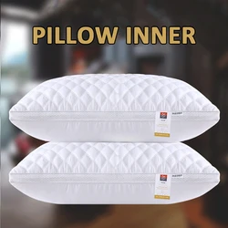 Hotel Pillow for Sleeping Soft Fluffy Filling Down Low Medium High Bed Pillow Matte Thickened Machine Washable Pillow Inner 1pc