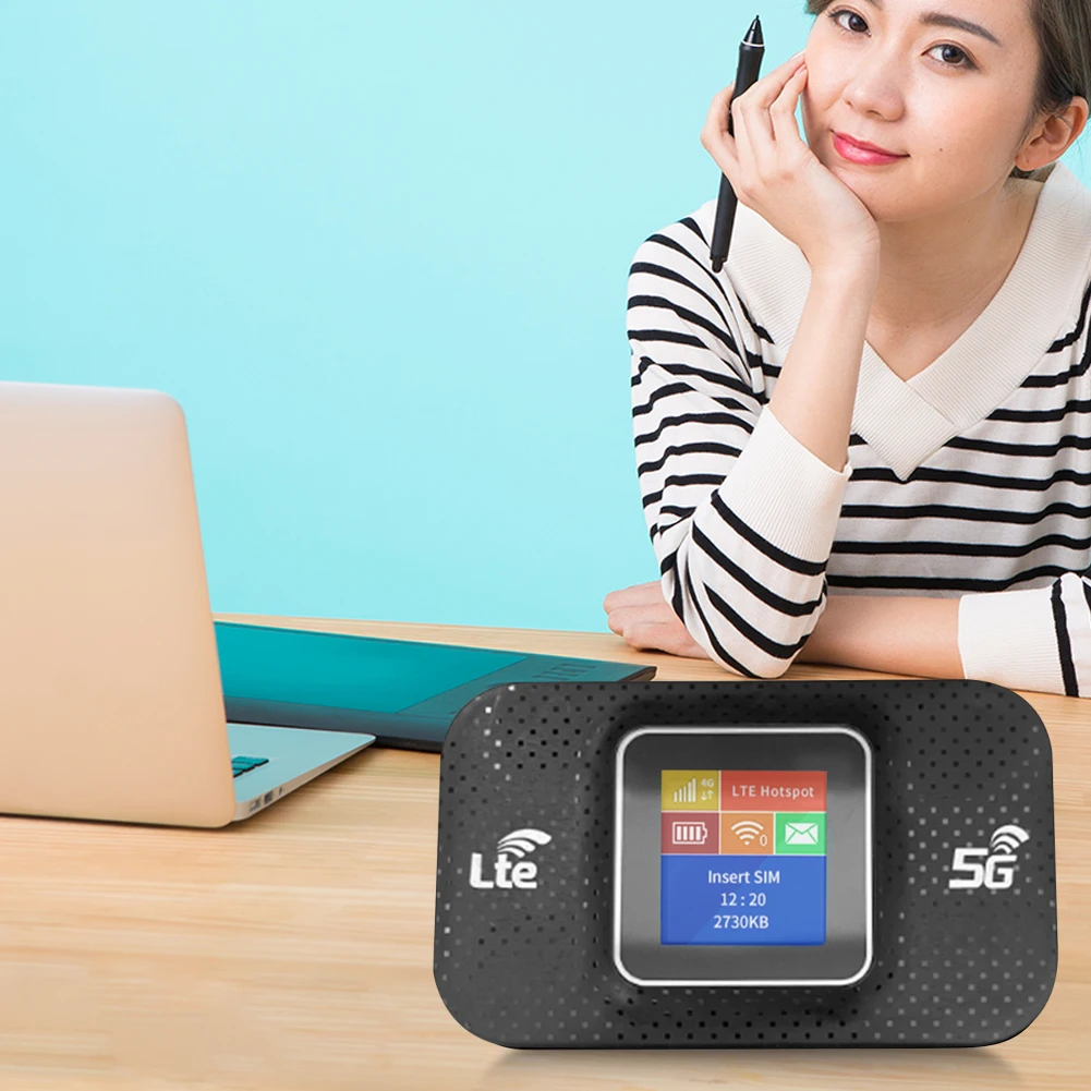4G Lte Router Wireless Wifi Portable Modem Mini Outdoor Hotspot Pocket Mifi 150mbps Sim Card Slot Repeater 3650mAh WiFi Hotspot