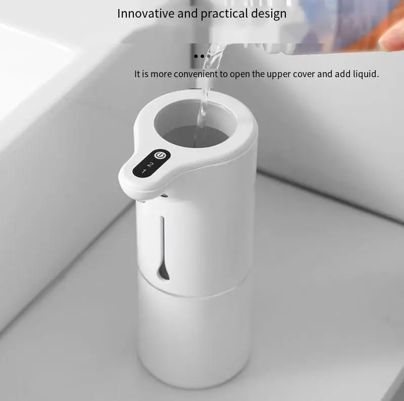 Automatic Sensor Soap Dispenser - Smart Touchless Foam Hand Wash Machine for Home/Hotel, USB Rechargeable & Antibacterial