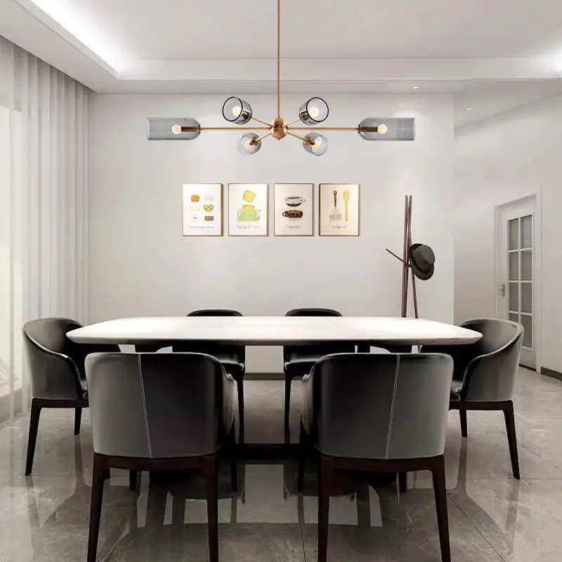 

Nordic Modern Minimalist Designer Chandelier for Living Rooms Restaurant Teahouse Pendant Lamp Indoor Lighting Hanging Fixture