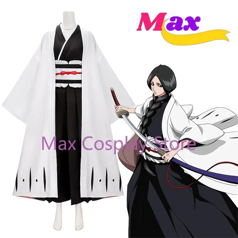 Anime Bleach 4th Division Captain Unohana Retsu Female Cosplay Costume Kimono Set Women Battle Kimono Outfits Custom Size