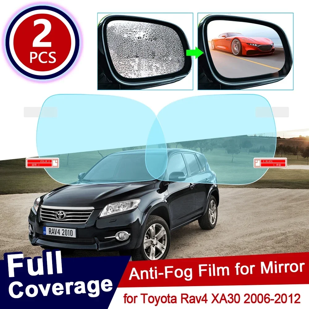 

for Toyota Rav4 Vanguard XA30 2006~2012 RAV 4 30 Full Cover Anti Fog Film Rearview Mirror Rainproof Anti-Fog Films Accessories