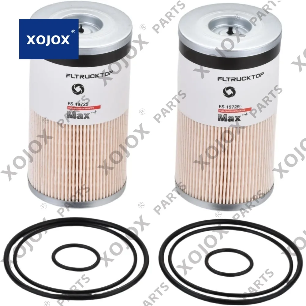 XOJOX 2 шт. FS19729 FS19728 FS19727 FS19624 топливный фильтр водоотделитель подходит для двигателя Kenworth ISX ISM ISX15 X15 для Fleetguard X V