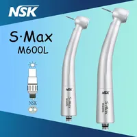 NSK S.MAX M600L Dental High Speed Handpiece Dental Air Turbine Hand piece Rotor Tip N-Couplings Type Stainless Steel Body
