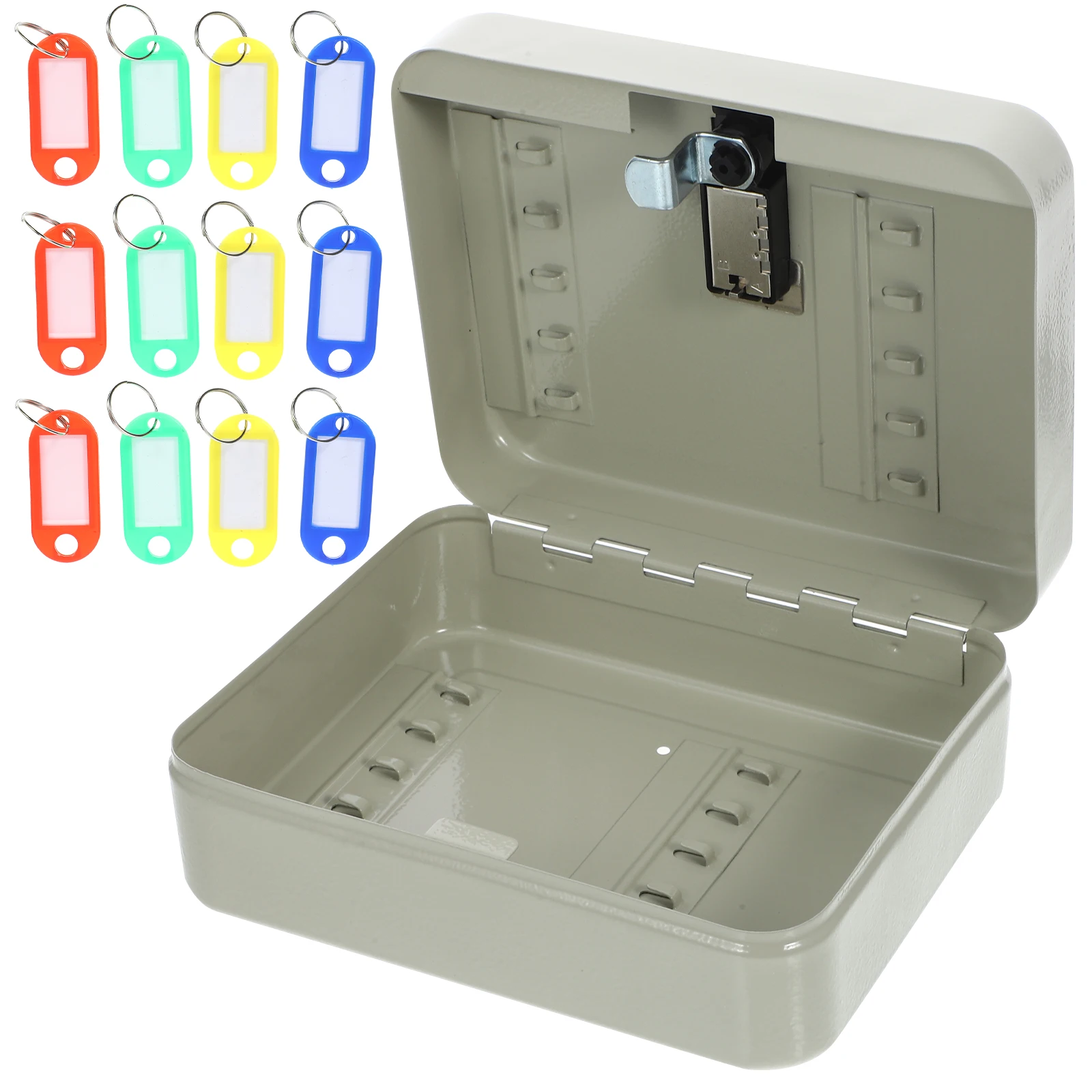 

20 Hang Key Box Wall Mounted Keys Cabinet Holder White Color Password Storage Organizers Home Office Use Property Managers Key