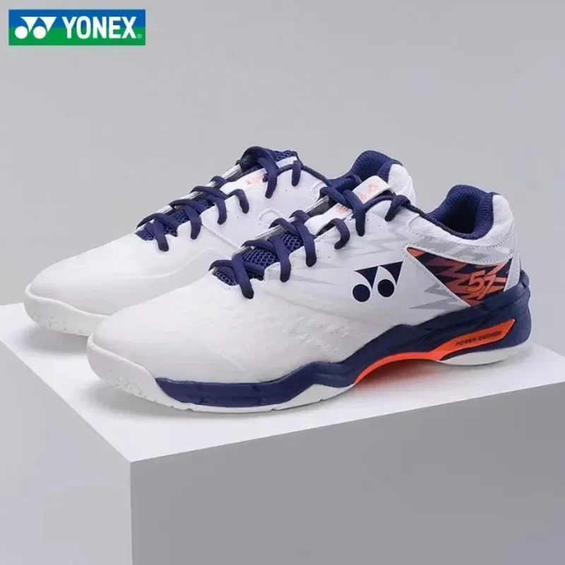 Brand YONEX Badminton Shoes Unisex 57EX YY High-quality Shock-absorbing Breathable Non-slip Training Sports Tennis Sneakers