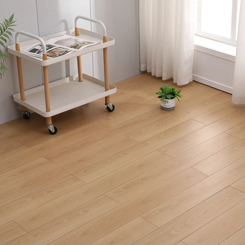 Plancher en bois massif pur, disque de verrouillage de haricots, rondins naturels, sol en bois massif pur