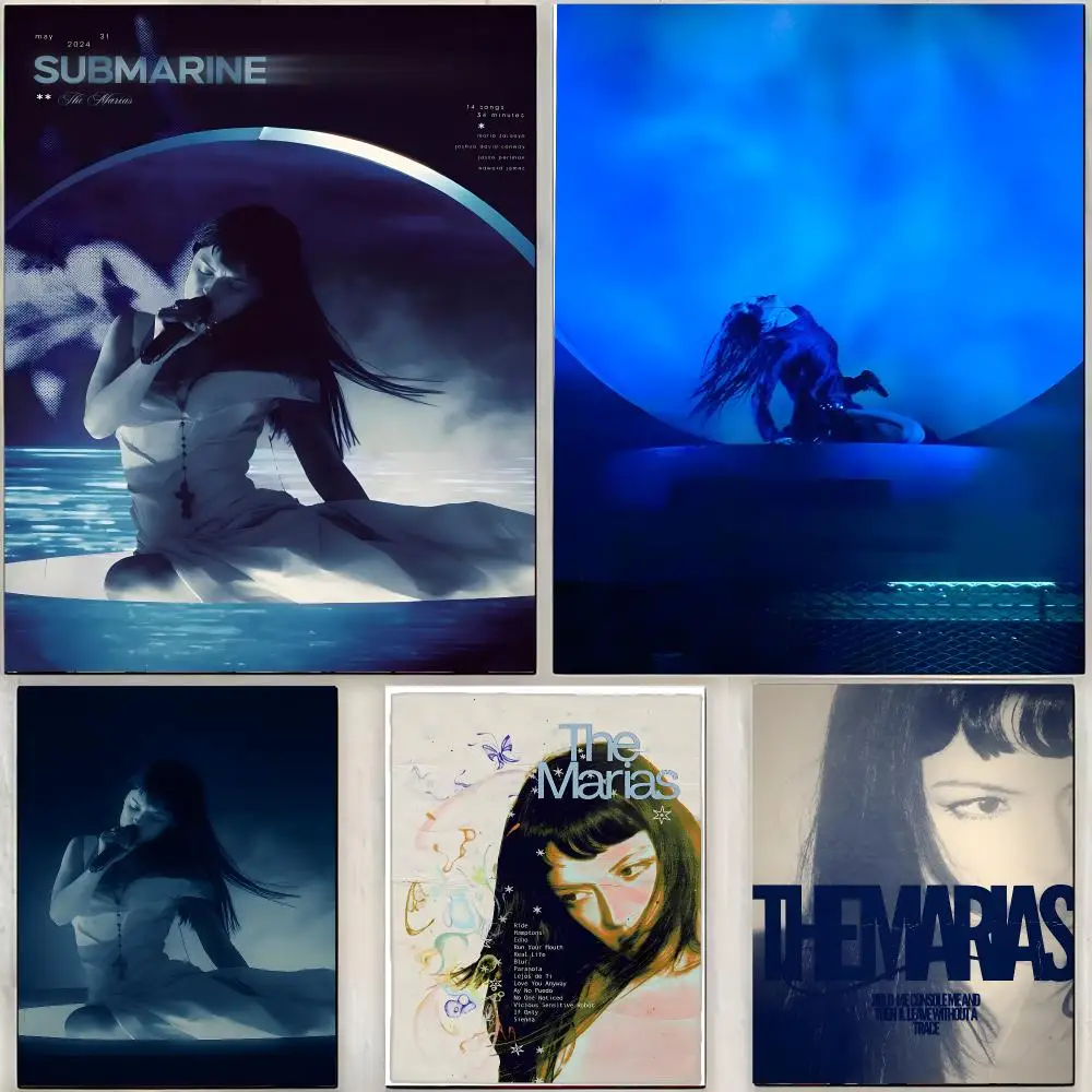 indie pop S-Submarine The Marias Poster Modern Home Interior Decor Artistic Wall Decoration