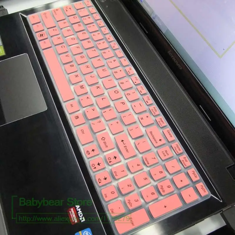 For Lenovo 15.6 inch Y50-70 G50-80 Z500 B590 G510 G580 Y510P Y50 G50 Y570 Z580 Z560 B580 V580 New Silicone keyboard cover