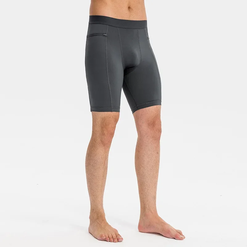 Męskie szybkoschnący krótki męski legginsy do biegania kompresyjny siłownia spodenki sportowe legginsy bielizna męska męskie legginsy odzież sportowa