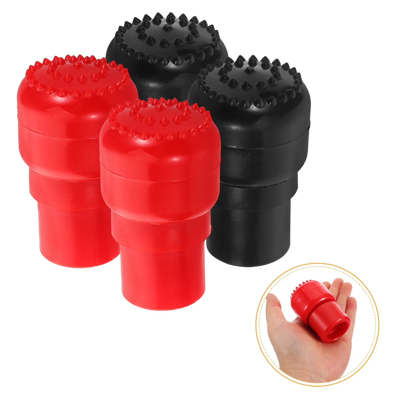 

4pcs Outdoor Fitness Handles Heavy Duty Weather Resistant Ergonomic Grip Handle End Caps For Exercise Equipment Lightweight