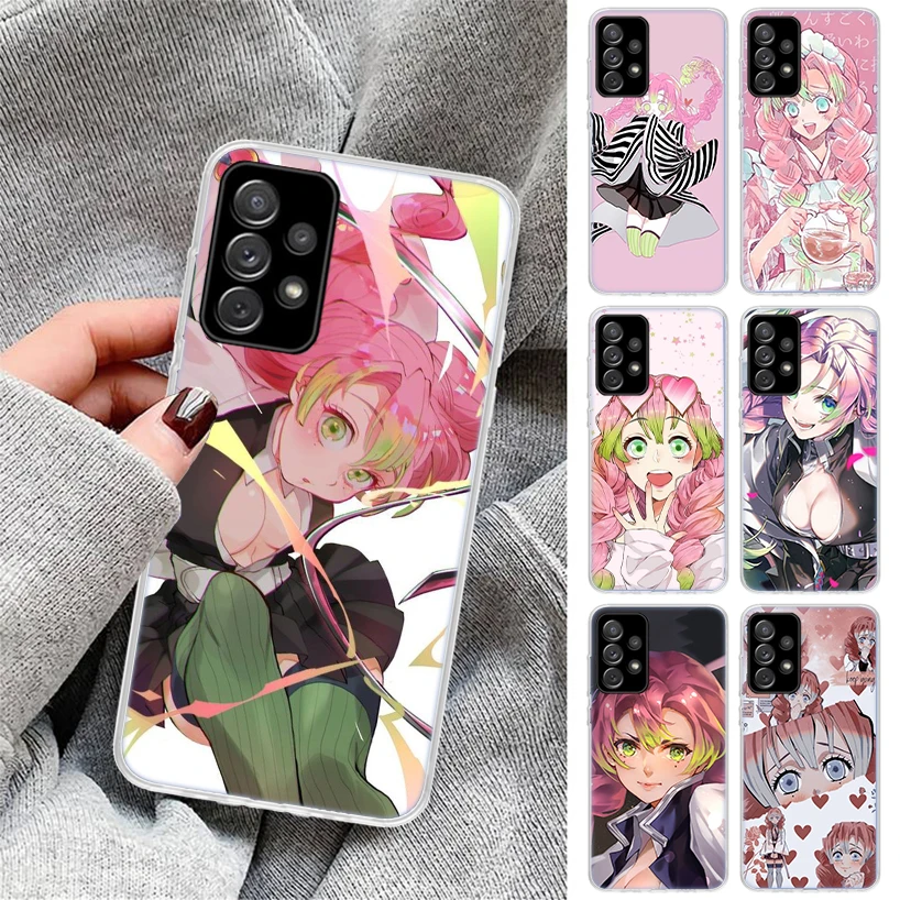 Mitsuri Kanroji Kimetsu No Yaiba Phone Case For Samsung Galaxy A15 A14 A13 A12 A55 A54 A53 A52 A35 A34 A33 A32 A25 A24 A23 A22 A