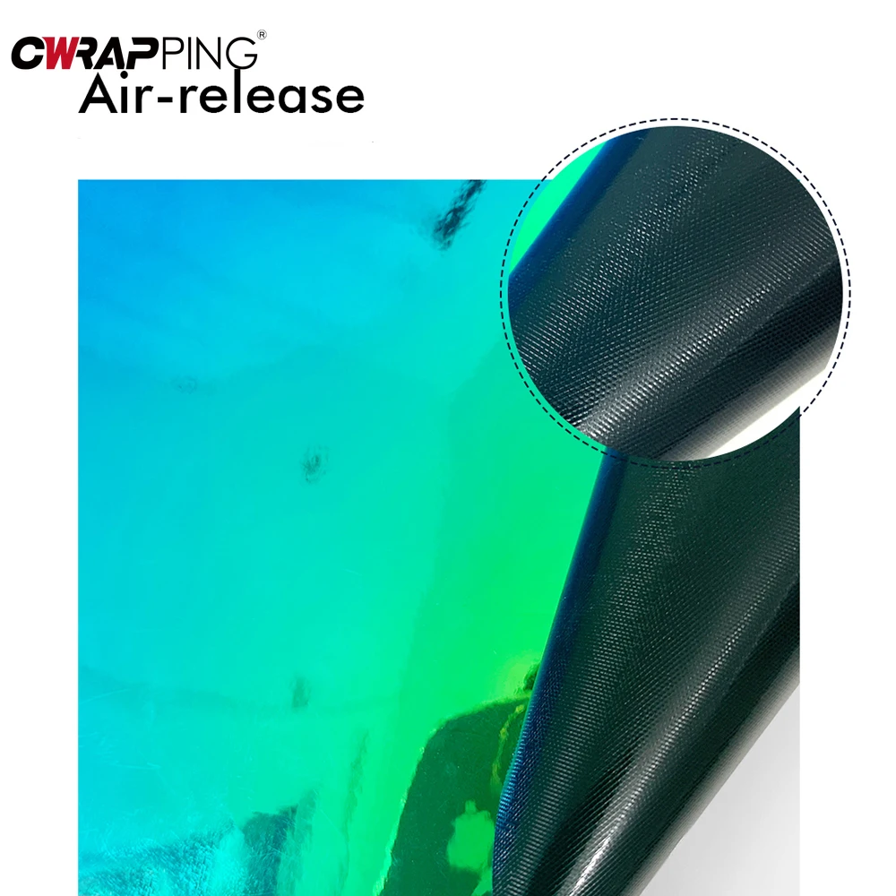 ฟิล์มเคลือบสีรุ้งกันน้ำแบบติดเองสำหรับตกแต่งรถยนต์ ฟิล์มไวนิลหุ้มรถยนต์ อุปกรณ์ตกแต่งรถยนต์ออฟโรด สติ๊กเกอร์ติดรถยนต์