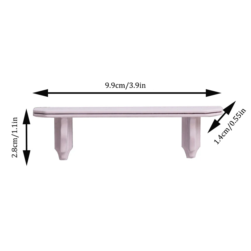 1 szt. 1:12 domek dla lalek Mini drewniane półki ścienne wiszący regał z półkami do przechowywania domek dla lalek akcesoria meblowe