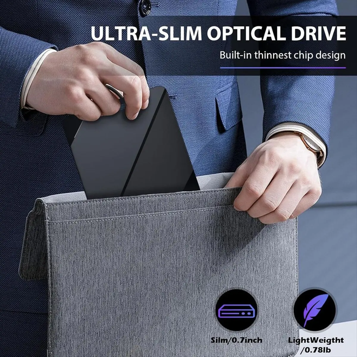 

*ONE DAY 7 в 1, внешний привод для компакт-дисков/DVD для ноутбуков, слотов USB 3.0, портативный привод для компакт-дисков/DVD, плеер, устройство для чтения и записи