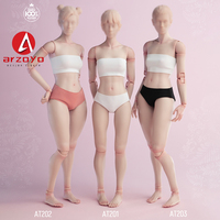 Worldbox AT201 AT202 AT203 1/6 Girl Joint Flexible Body Normal Fat Leg 12'' Female Soldier White Light Tan Skin Action Figure