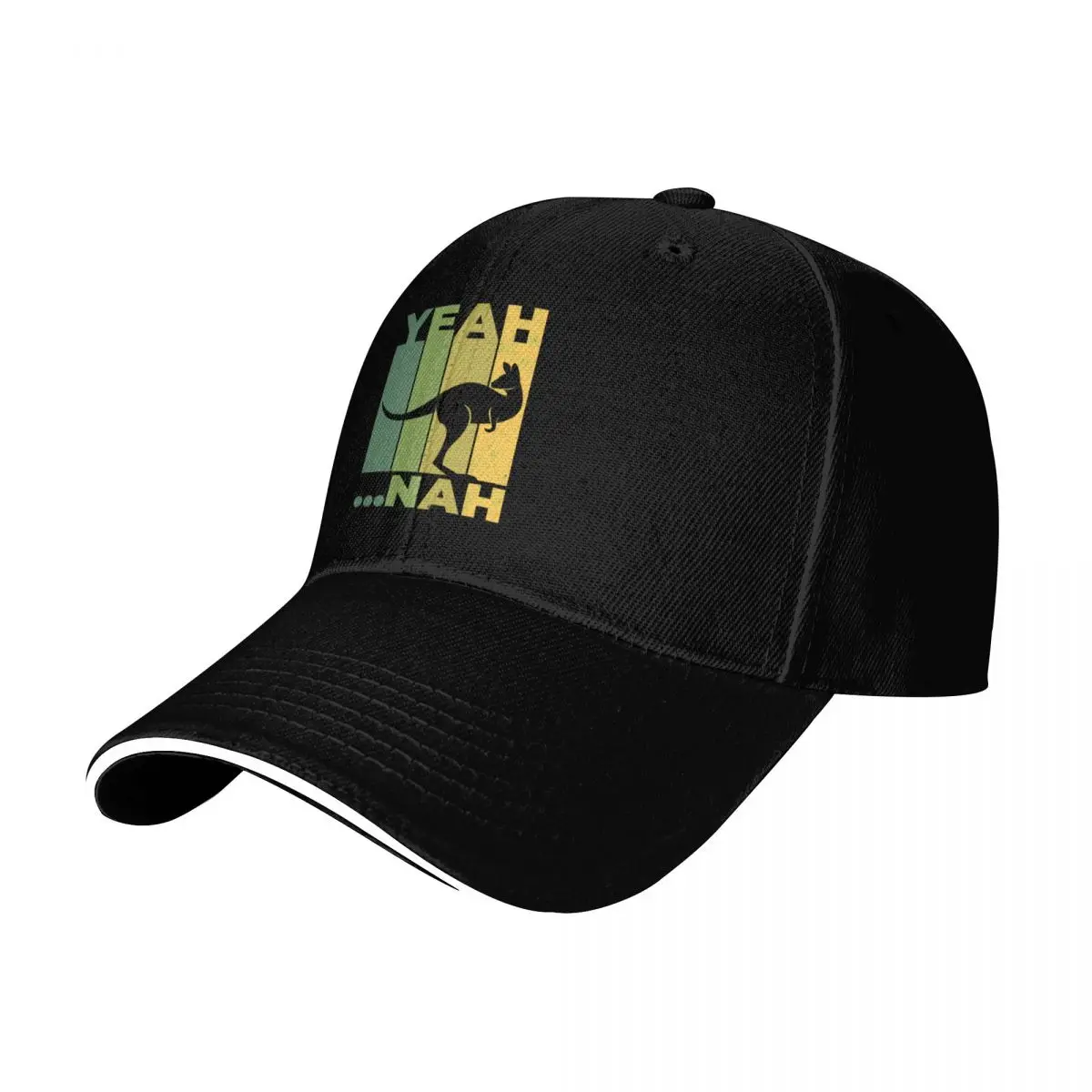 

Yeah Nah - Australian Sayings - Funny Australian Kangaroo Baseball Cap Beach Bag funny hat Snapback Cap Girl'S Hats Men's