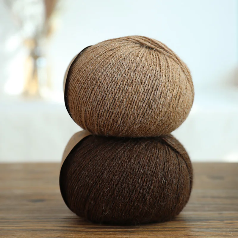 1pc=50g 175M 100% Alpaca Wool Yarn For Hand Knitting Baby Wool Soft Sweater Scarf Hat Crochet