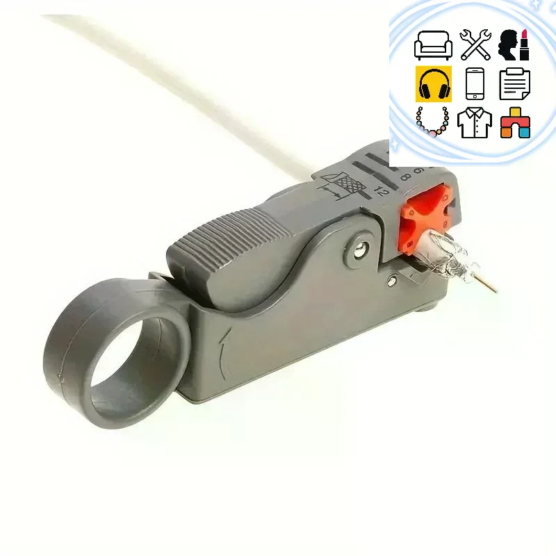 Automatic Stripping Pliers Wire Stripper Wire Coaxial Cable Cutter Tools Cable Stripper Pliers Decrustation Pliers