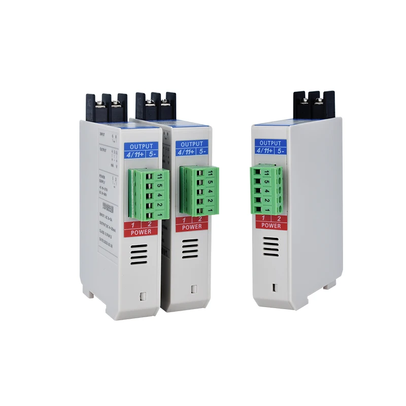 AC/DC Current Sensor Transducer AC/DC 1A 5A 10A Input 4-20mA 0-20mA 0-5V 0-10V Output DC24V AC/DC85-265V Power Supply