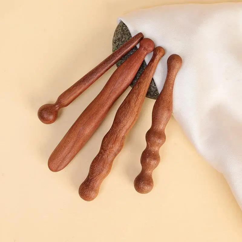 Holz-Akupunkturstab für Fuß-, Kopf- und Körpermassage, Meridian-Massage-Schönheitszubehör, Akupunktur-Massagewerkzeug – Detail 4