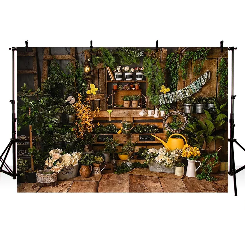 Mehofond Photography Background Spring Easter Garden Flowers Newborn Kids Birthday Party Portrait Decor Backdrop Photo Studio