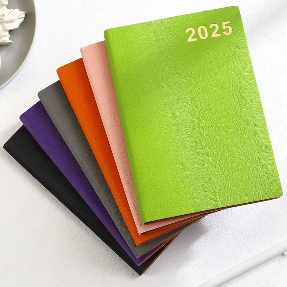 Creative Agenda Notebook para estudantes, lista de afazer, material de escritório, livro de agenda, planejador portátil, lembrete, A5, 2025