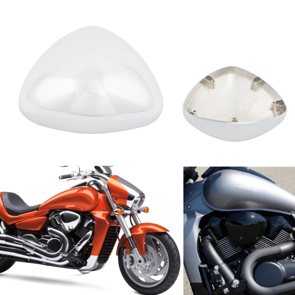 

NEW Motorcycle Chrome Air Cleaner Filter Cover Cap Protector For Suzuki Boulevard M109 M109R Intruder VZR1800 accesorios moto