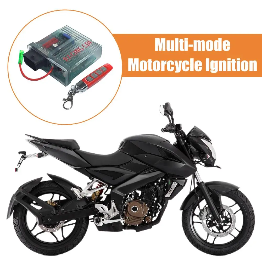 دراجة نارية CDI الشاعل مع جهاز التحكم عن بعد ستروب ضوء وماض متعدد الأوضاع الأداء الشاعل ل بولسار 200 NS H1J5