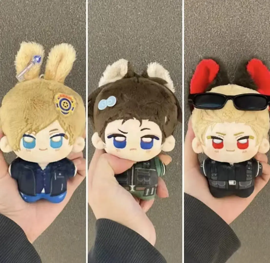 

10cm Resident Leon Scott Kennedy Chris Redfield Albert Wesker Plushie Stuffed Toys Plush Evil9 Dolls Backpack Decorative Pendant