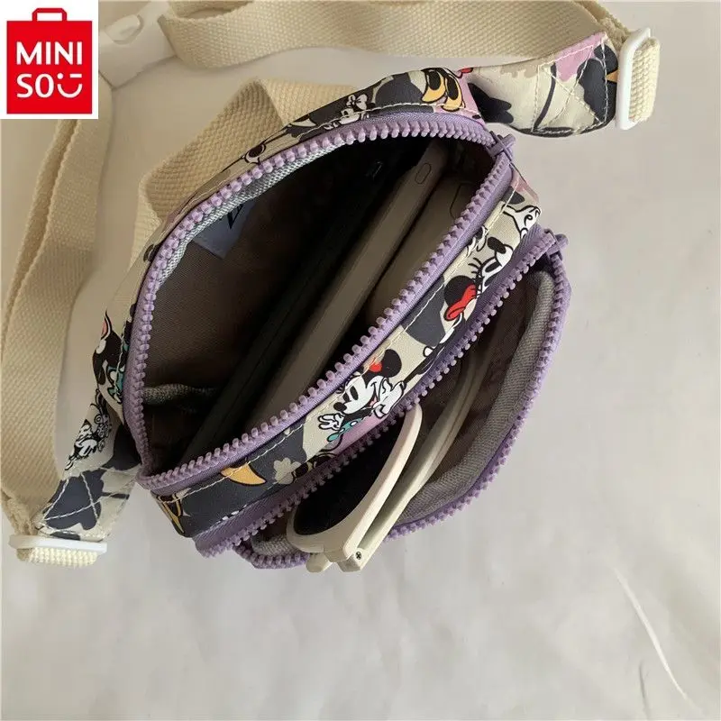 MINISO Disney Mickey Mini kreskówka lekka torba sportowo-rekreacyjna Crossbody