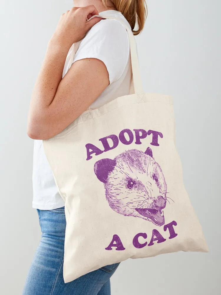 

Adopt A Cat Tote Bag Women's shopping bag Women's handbag Eco bag tote bags aesthetic