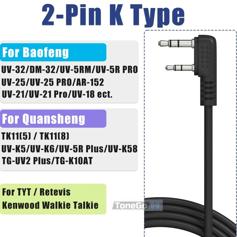 Baofeng USB Programming Cable PL2303 / CH340 Chip Drive-free Support Windows 11 For DM-32 UV-32 Quansheng TK11(5) TK11(8) Radio