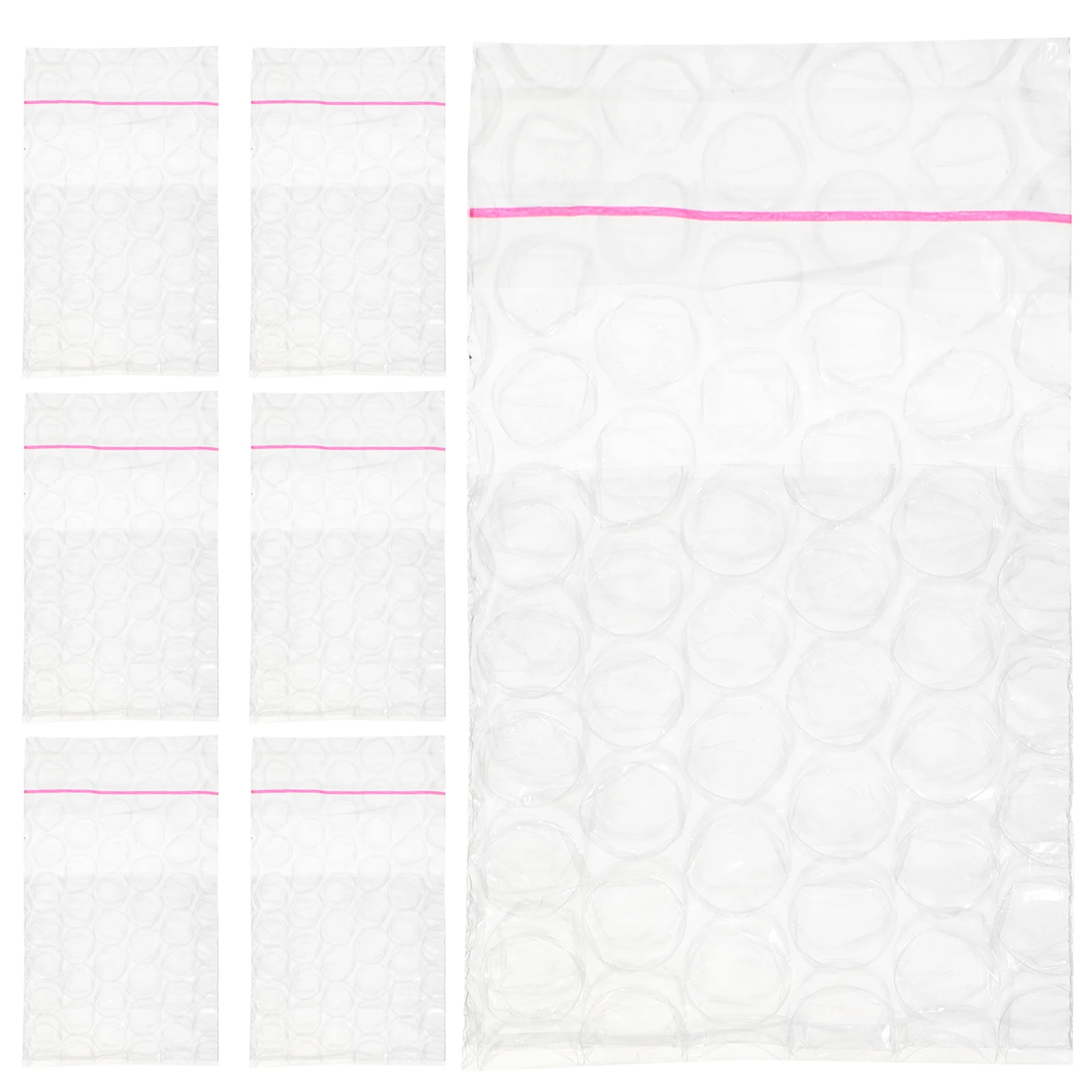 

Shockproof Bubble Bag Double Layer PE Material Self Adhesive Transparent Moving Packaging Pouch Plastic Cushioning Wrap Dishes