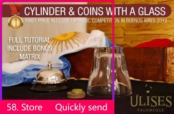 

Новый цилиндр и монеты 2025 года со стеклом от Ulises Palomeque — фокусы (58 Store Download)