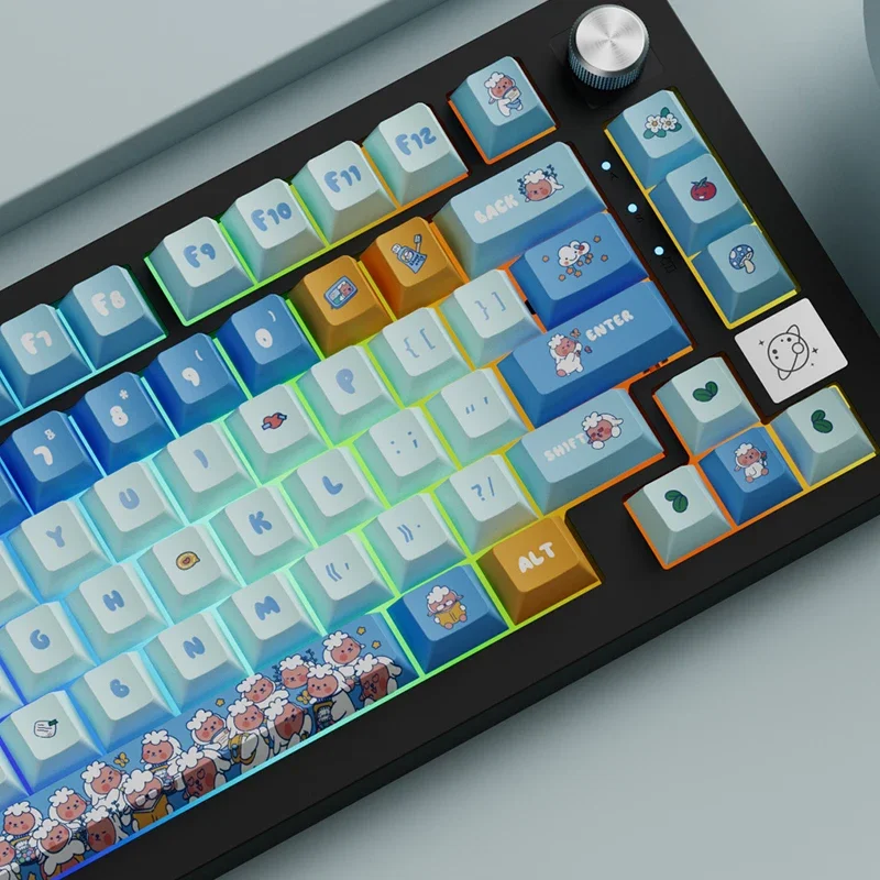 

Lamb theme keycap PBT material sublimation original high mechanical keyboard cap