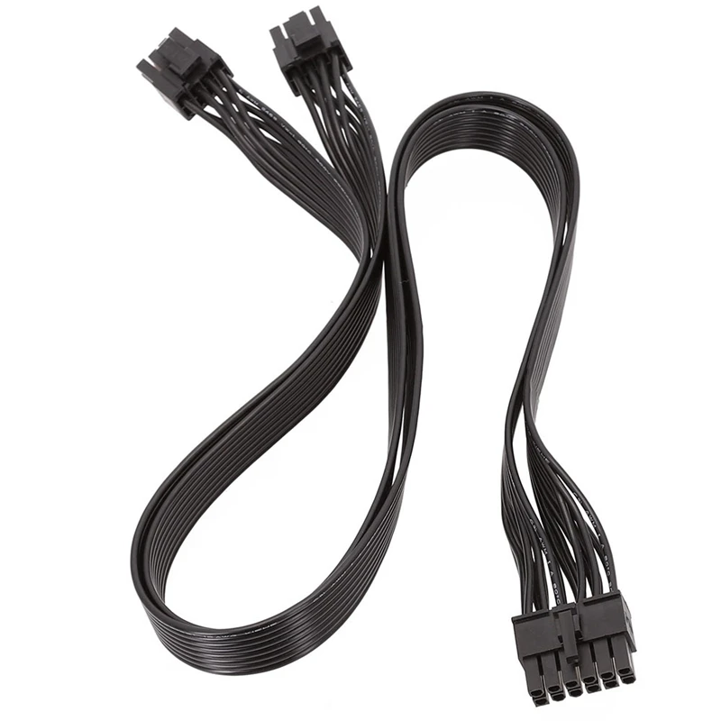 1 PCS Replacement For NEW Black For Seasonic PSU P-860 P-1000 X-1050 Power Supply 12Pin To Dual 8Pin Graphics Cable