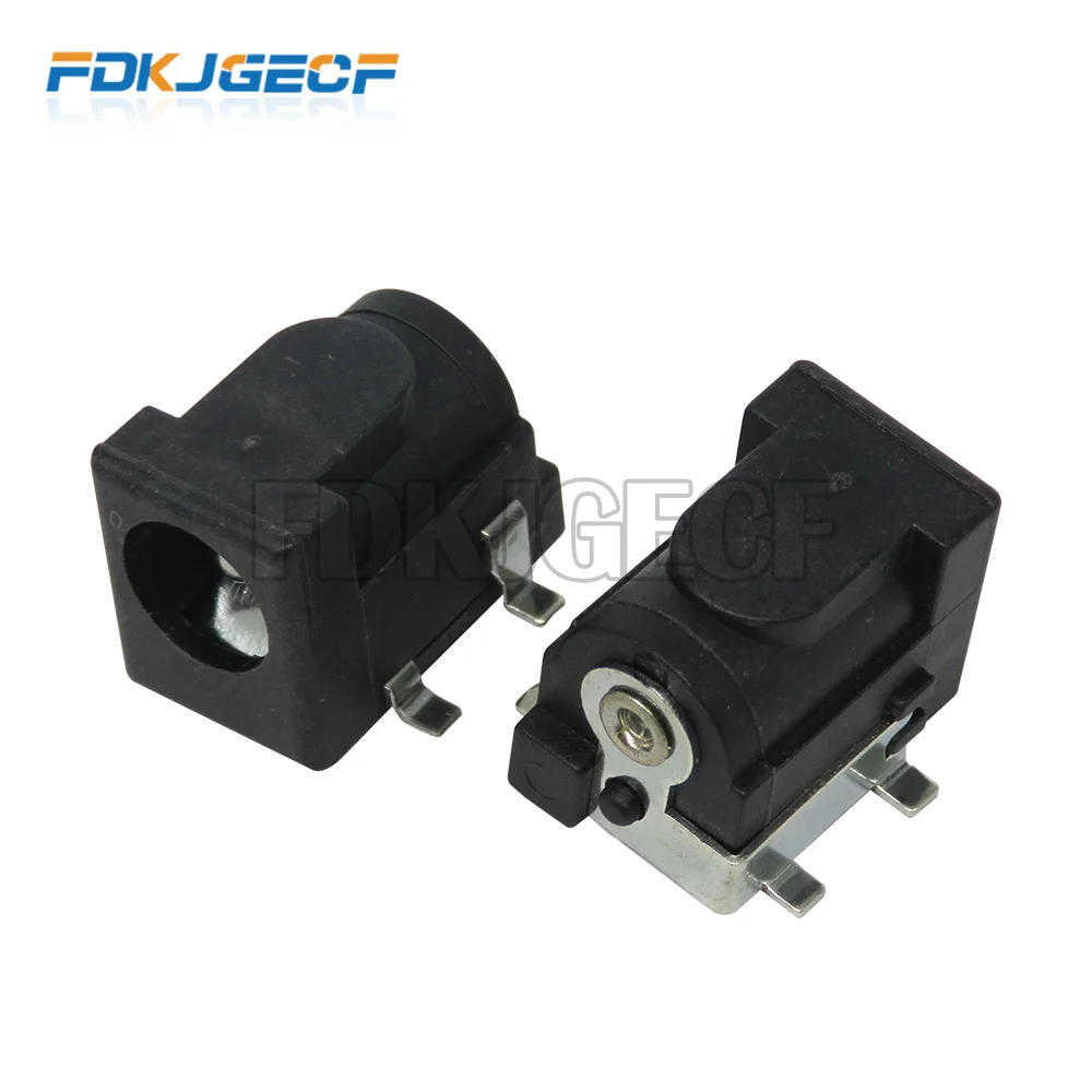 10PCS DC-050 SMD/DIP DC005DC Power Jack Connector 5.5*2.1mm  socket DC050 5.5 x 2.1 mm socket DC050