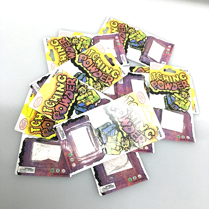 1PC Prank Itch Powder Package Funny Gag Joke Trick Magic Prank for April Fools' Day N8Y6