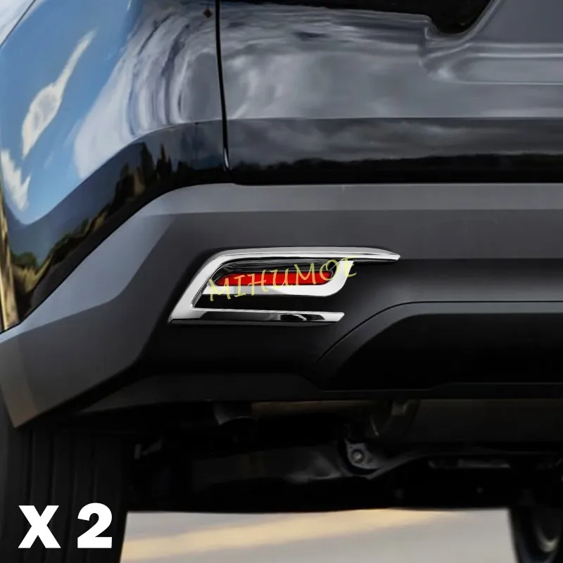 

Для Toyota Grand Highlander 2024 2025 глянцевый хромированный задний бампер противотуманная фара крышка накладки аксессуары