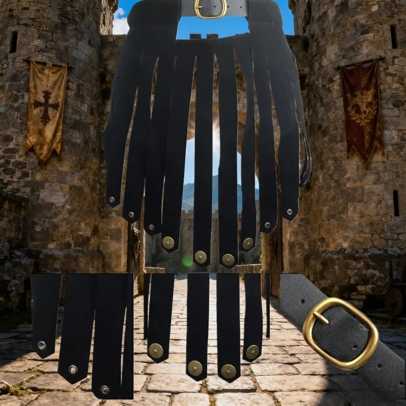 

Кожаная броня из искусственной кожи в стиле Ренессанс, доспехи в средневековом стиле викингов, ретро и крутое создание эксклюзивного боевого халата