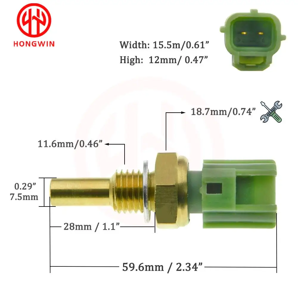 89422-35010 Coolant Temperature Sensor For Toyota 4Runner Avalon Camry Celica Corolla Highlander Land Water Temperature Sensors