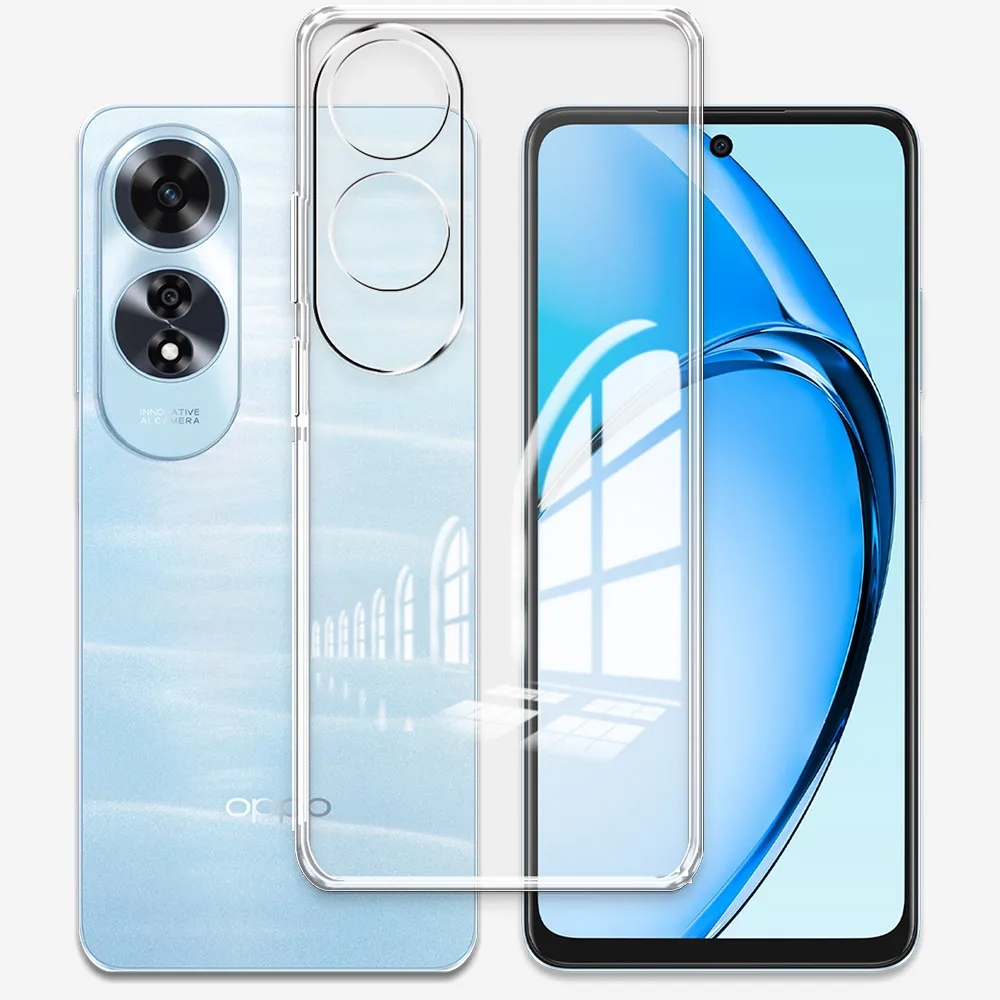 For OPPO A60 4G Case Clear Soft Silicone Phone Case For OPPOA60 CPH2631 Cover Clear Shockproof Protect Coque on OPPO A60 Funda