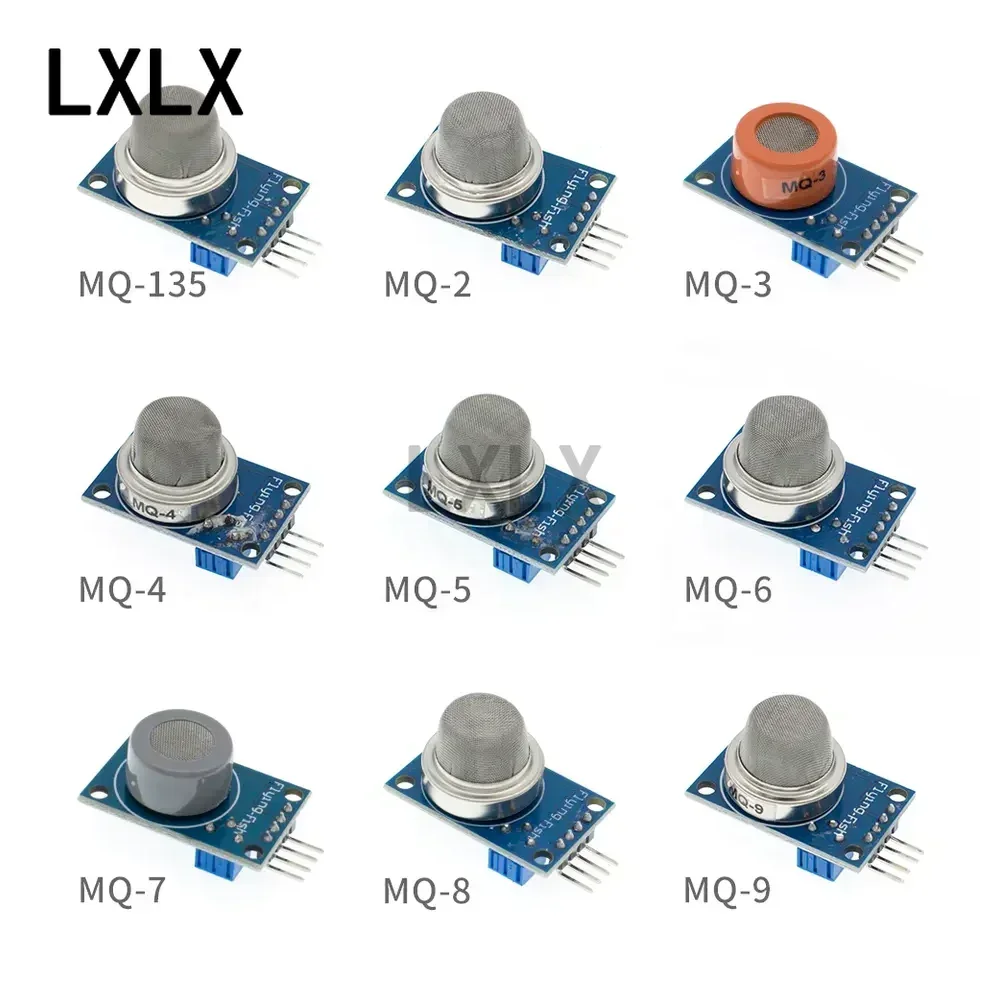 MQ Series Kit MQ-2 Smoke Sensor MQ3 Alcohol Sensor MQ4 MQ5 MQ6 MQ7 MQ8 MQ9 MQ-139 Gas Sensor Module MQ-2/3/4/5/6/7/8/9