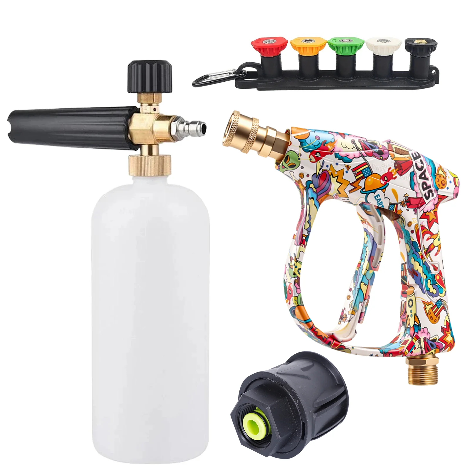 Pressure Washer Foam Gun - Short Pressure Washer Gun with Foam