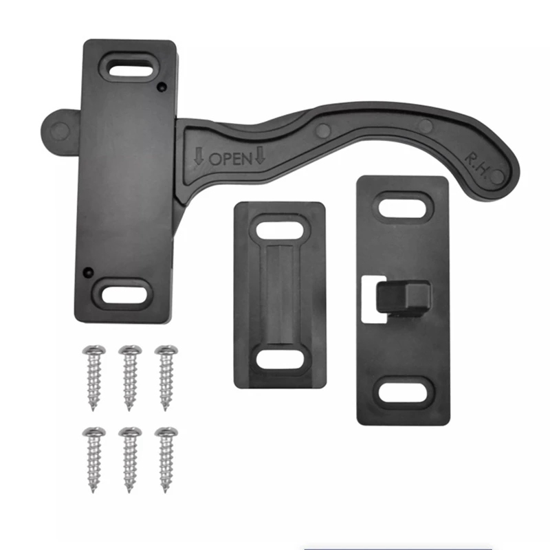 DW-Car RV Screen Door Latch Right Hand Handle Kit Right Door Screen Window Door Latch Handle for RV